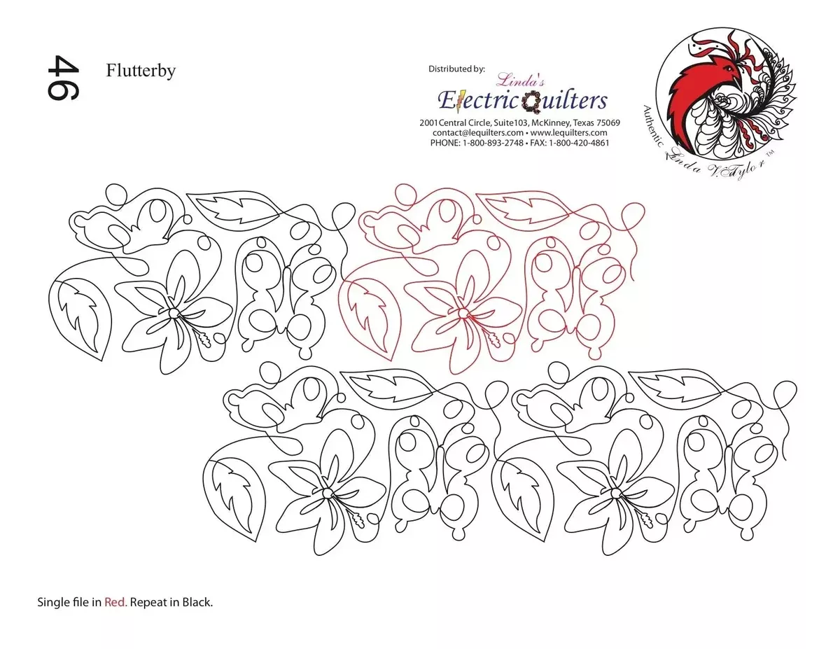 046 Flutterby Pantograph by Linda V. Taylor