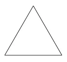 1-1 /2in Equilateral Triangle Template