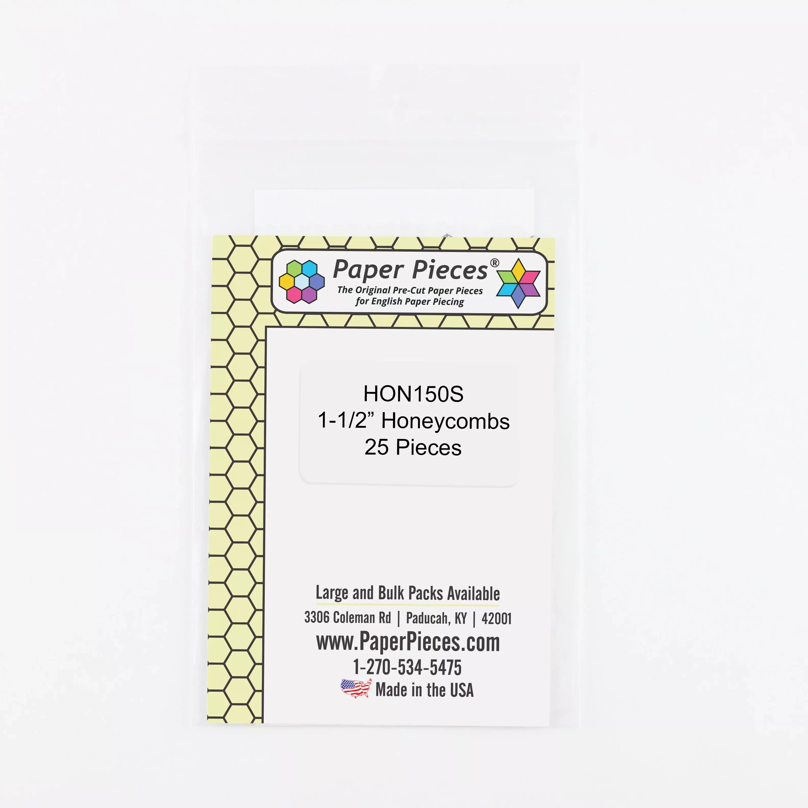 1-1 /2in Honeycomb Small Pack 25 Pieces