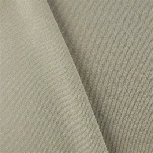 1 7/8 YD PC-Clay Gray Matte Jersey Fabric