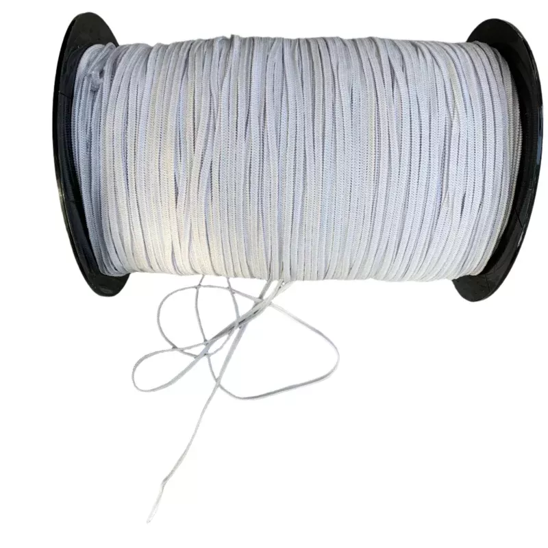 1/8″ (3mm) Knit Elastic – White