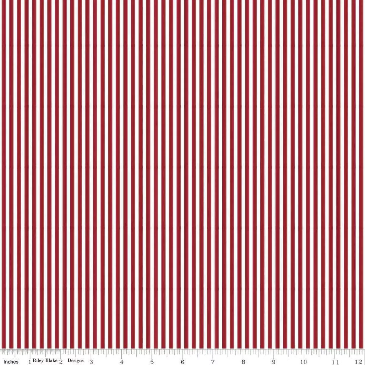 1/8″ Stripe – Dahlia Red