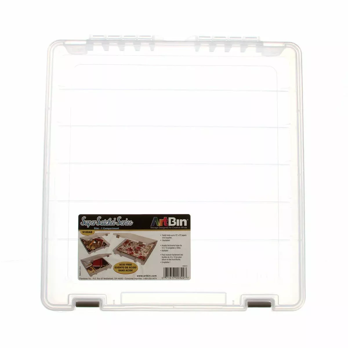 1 Compartment Slim Super Satchel Box