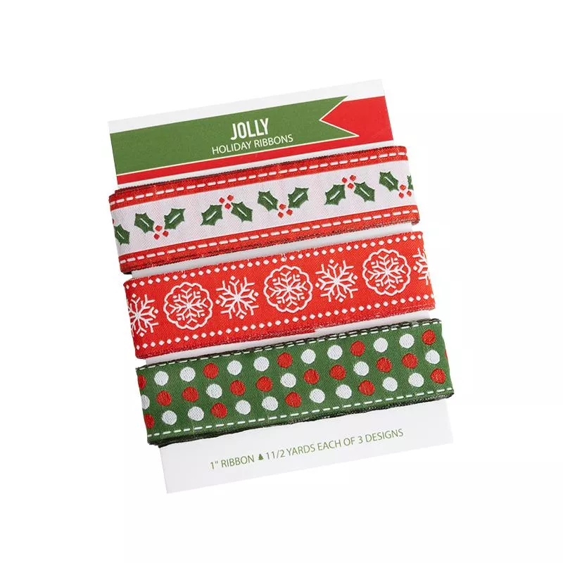 1 Inch Holiday Ribbons 3 Design 2117 18 Moda Home #1
