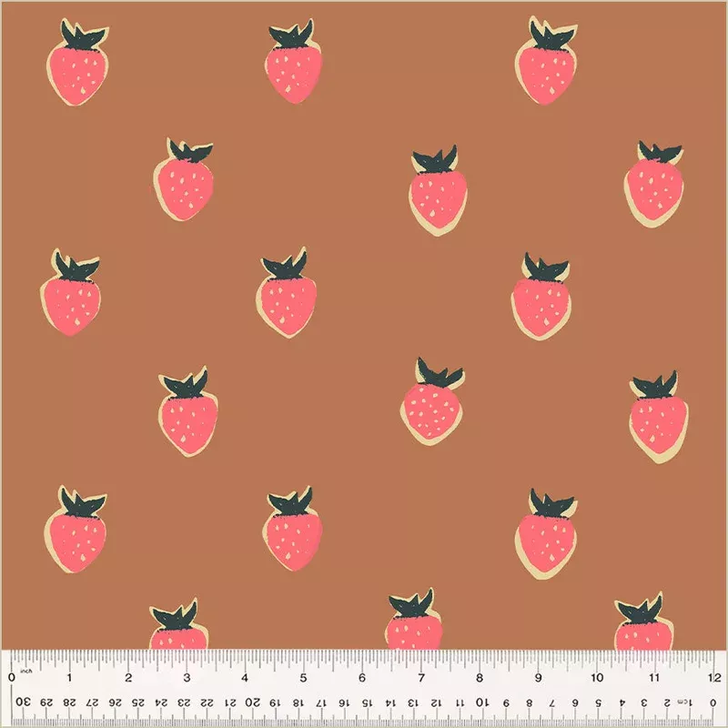 108″ Quilt Back Heather Ross 54544W-1DES Wild Rose Berry Cotton