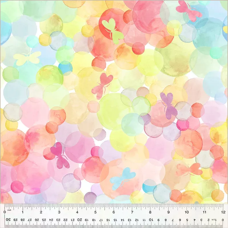 108″ Quilt Back Tamara Kate 52781DW-1DES Multi Carnival Cotton