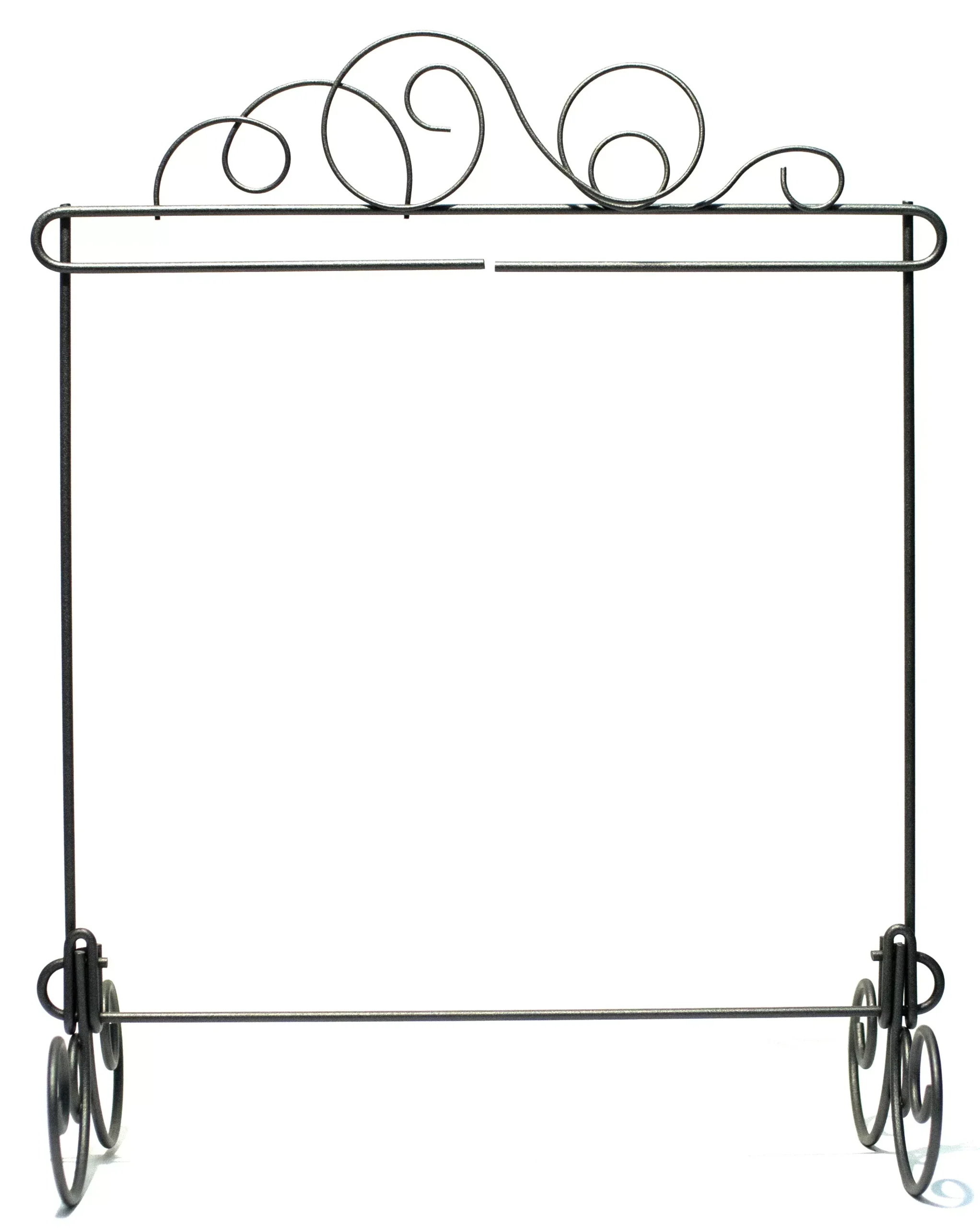 11.5inx 11.5in Meandering Stand Silver Tex