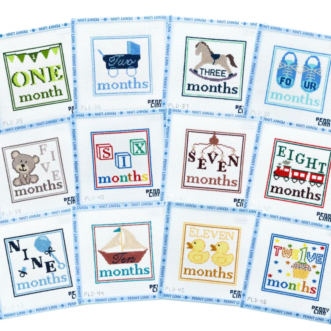 12 Month Milestone Canvas Collection – Full Color