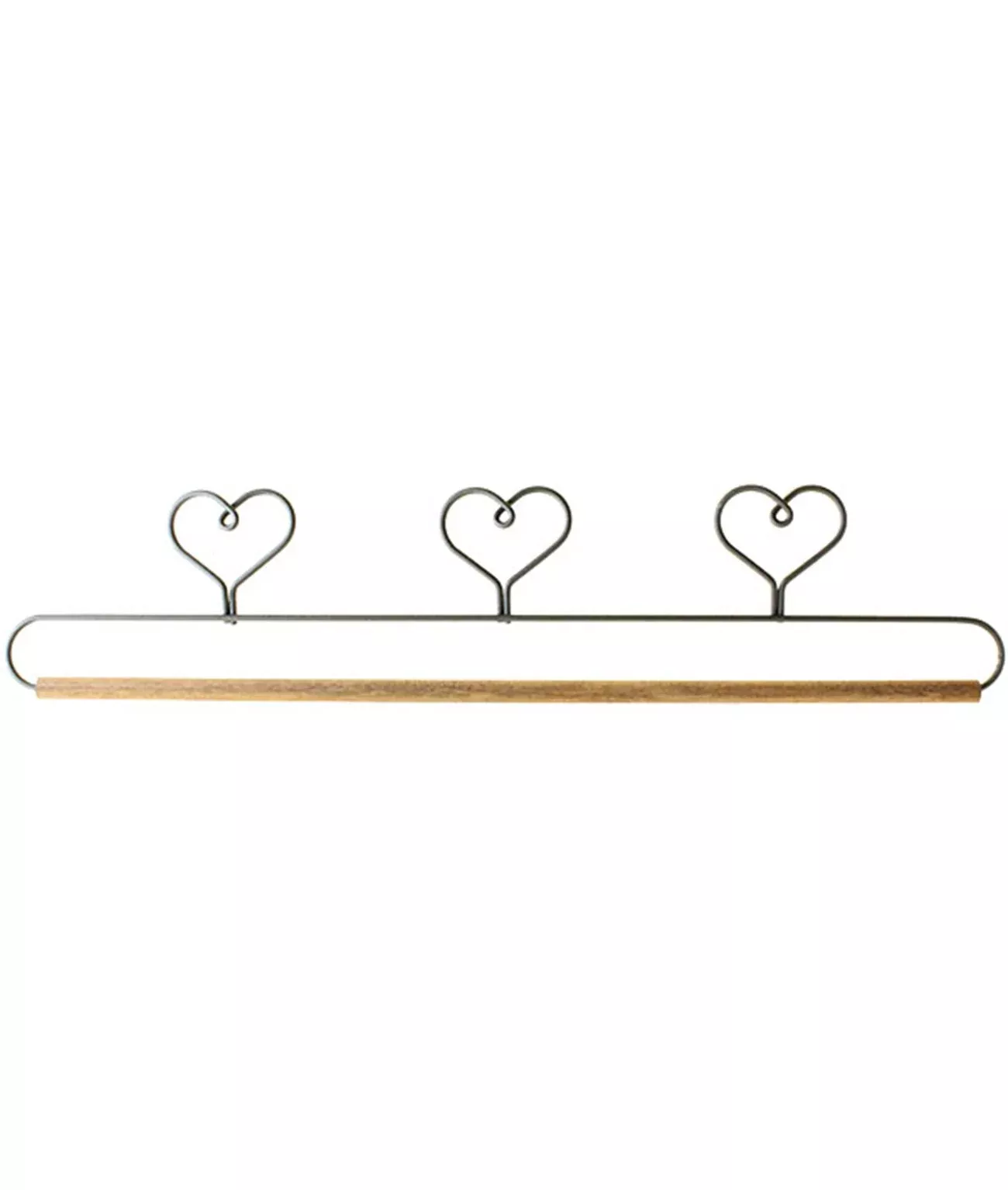 15in Three Heart Holder With Dowel