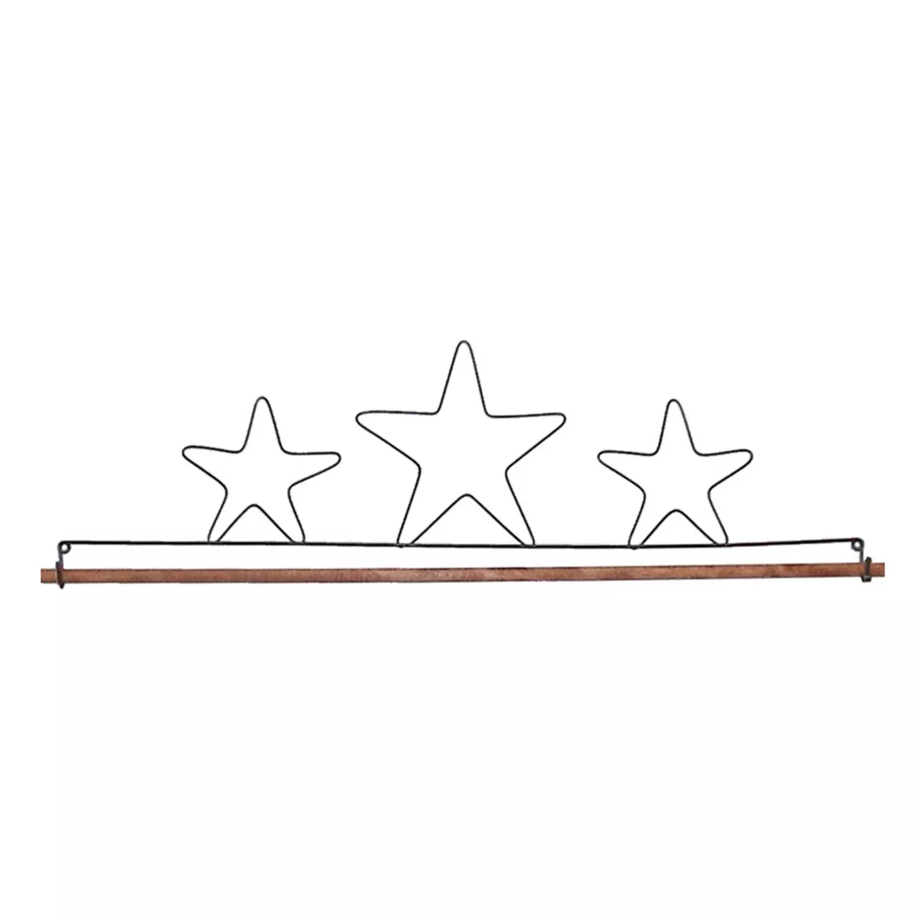 16in Three Stars Fabric Holder