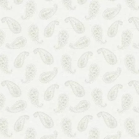 17756-109 Bohemian Blue Tonal Paisley–Cream