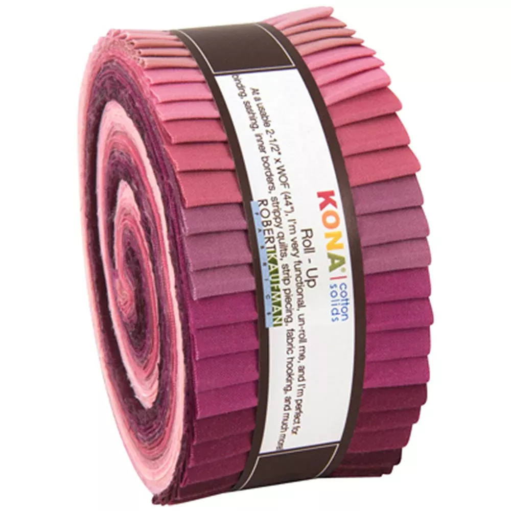 2.5in Strips Kona Cotton Powder Room 40pcs