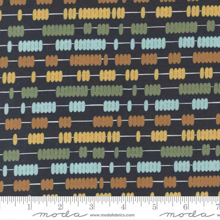 20815 20 ABC XYZ Abacus Beads Black