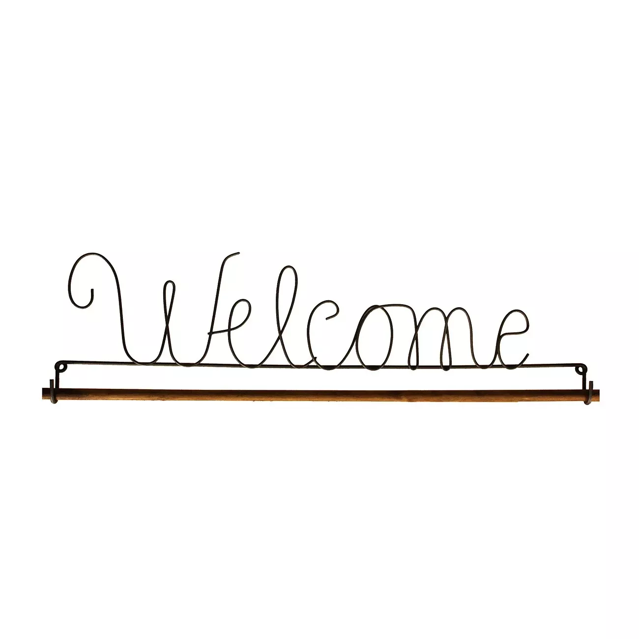 22in Welcome Fabric Holder