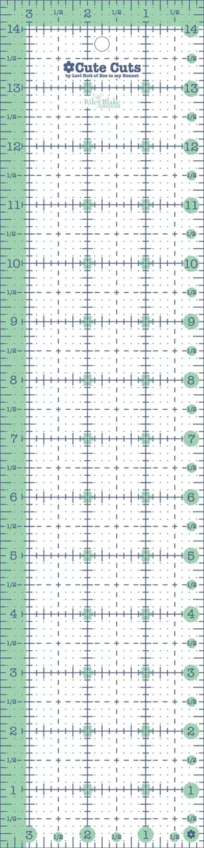 3-1 /2in x 14-1 /2in Cute Cut Ruler