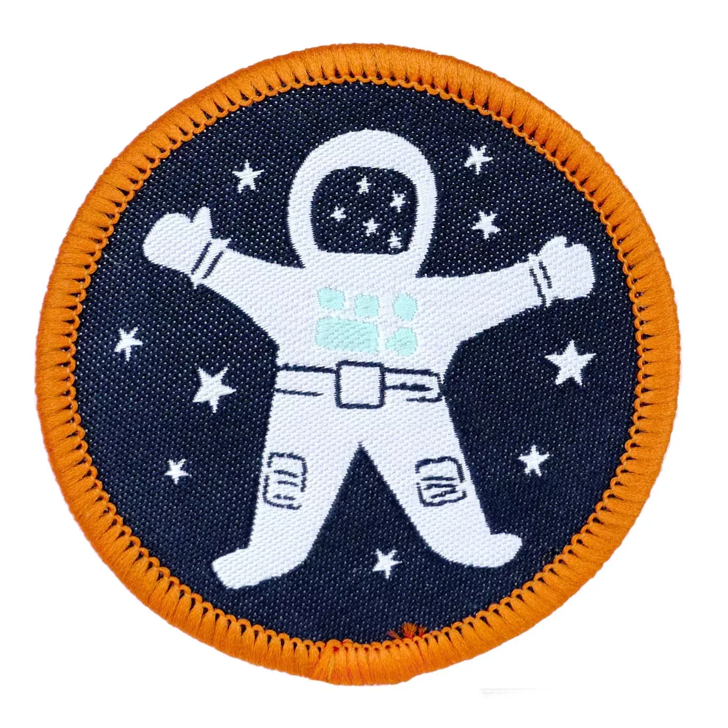 3, 2, 1… Blastoff – Astronaut Badge – 53x53mm – Iron-on Applique Patch
