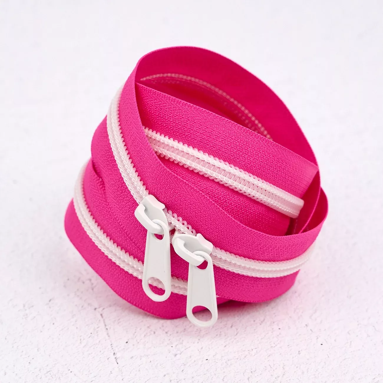 30in Handbag Zipper Acid Pink