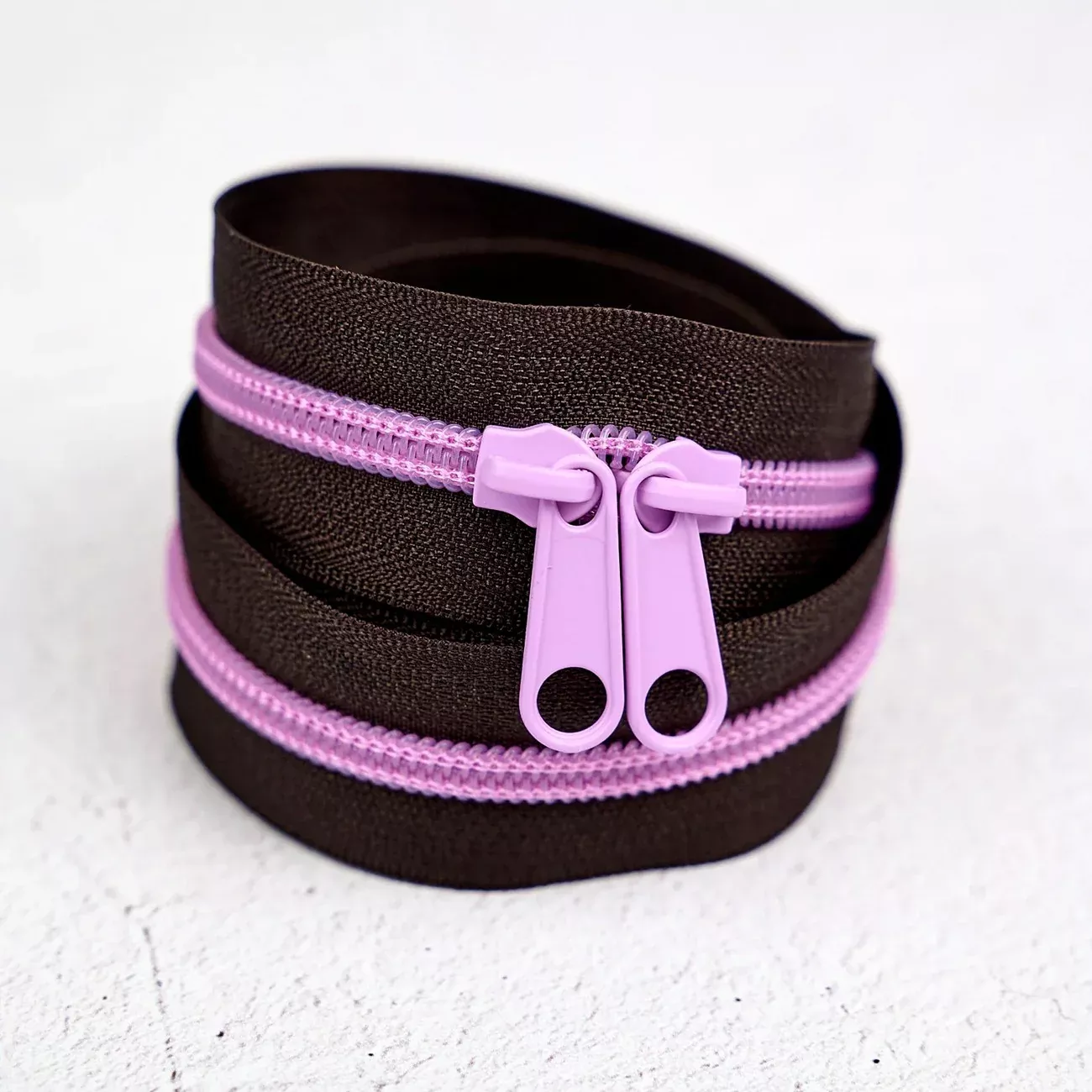 30in Handbag Zipper Velvet Violet