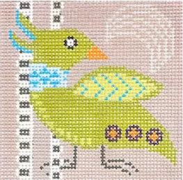3K Designs – Avocado Bird #19