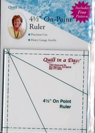4-1 /2in On Point Ruler Template
