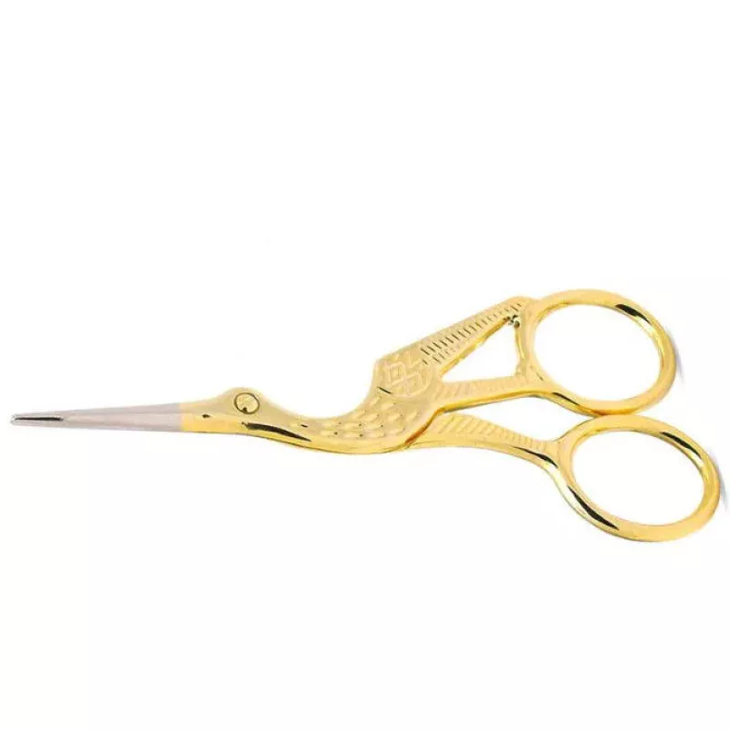 4.5 Inch Gold Stork Scissors