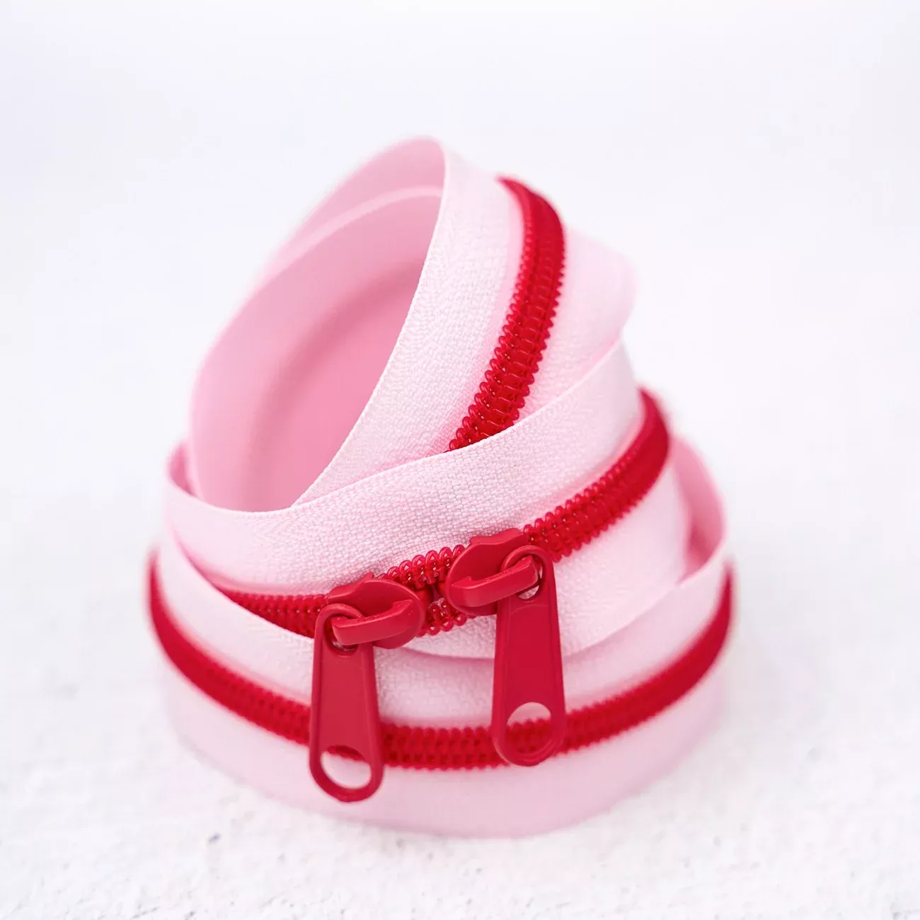 4 Yard Handbag Zipper Coral Bloom