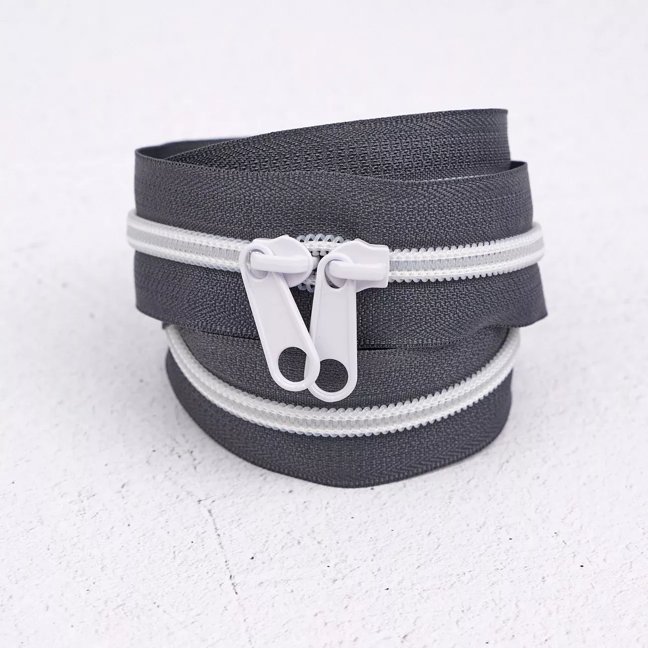 40in Handbag Zipper Ash