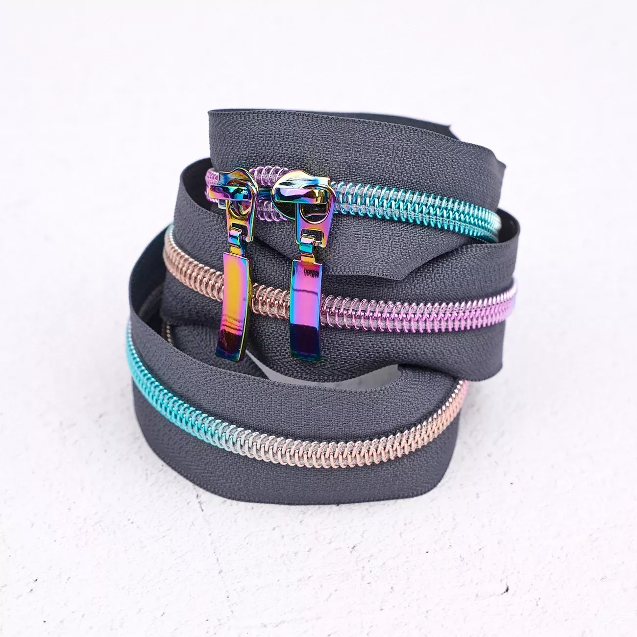40in Handbag Zipper Aurora Storm