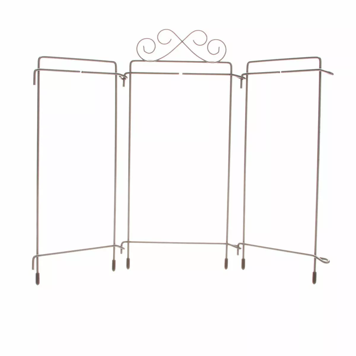4in x 9in Table Top Tri-Stand Hanger Grey