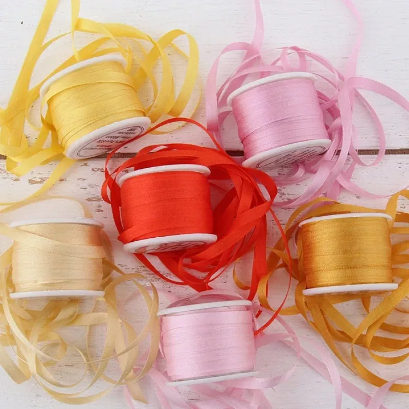 4mm Silk Ribbon Set – Sunrise Shades – Six Spool Collection