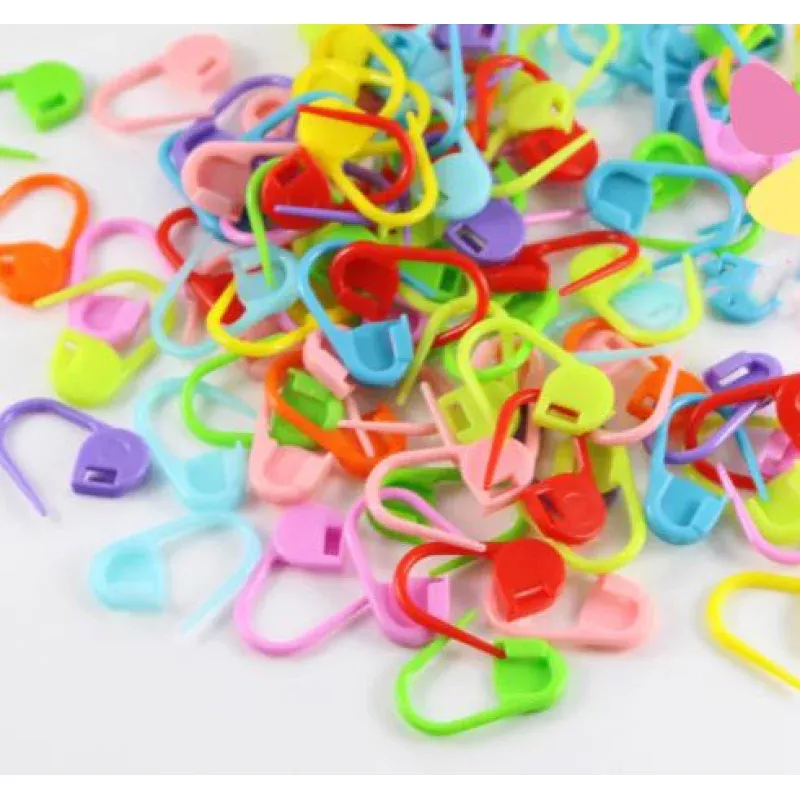 50 Bright Color Crochet Markers