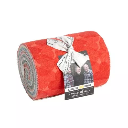50 Years of Moda Dessert Roll | Moda Collections | Moda Fabrics | 33800DR | Sold As A Bundle