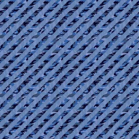 53061-3 ALL AMERICAN Blue Freedom Stripe
