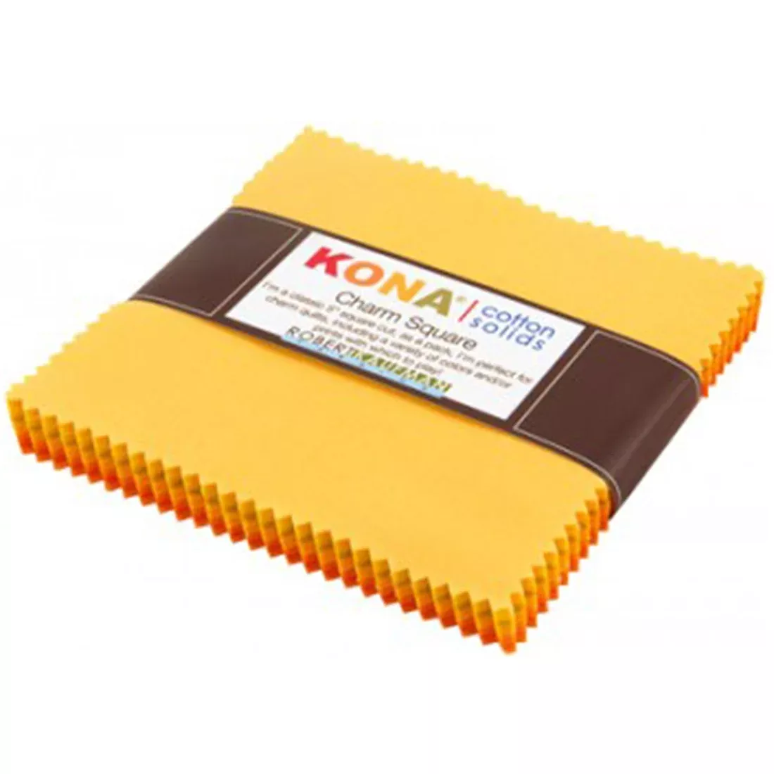 5in Squares Kona Cotton Citrus Burst 42pcs