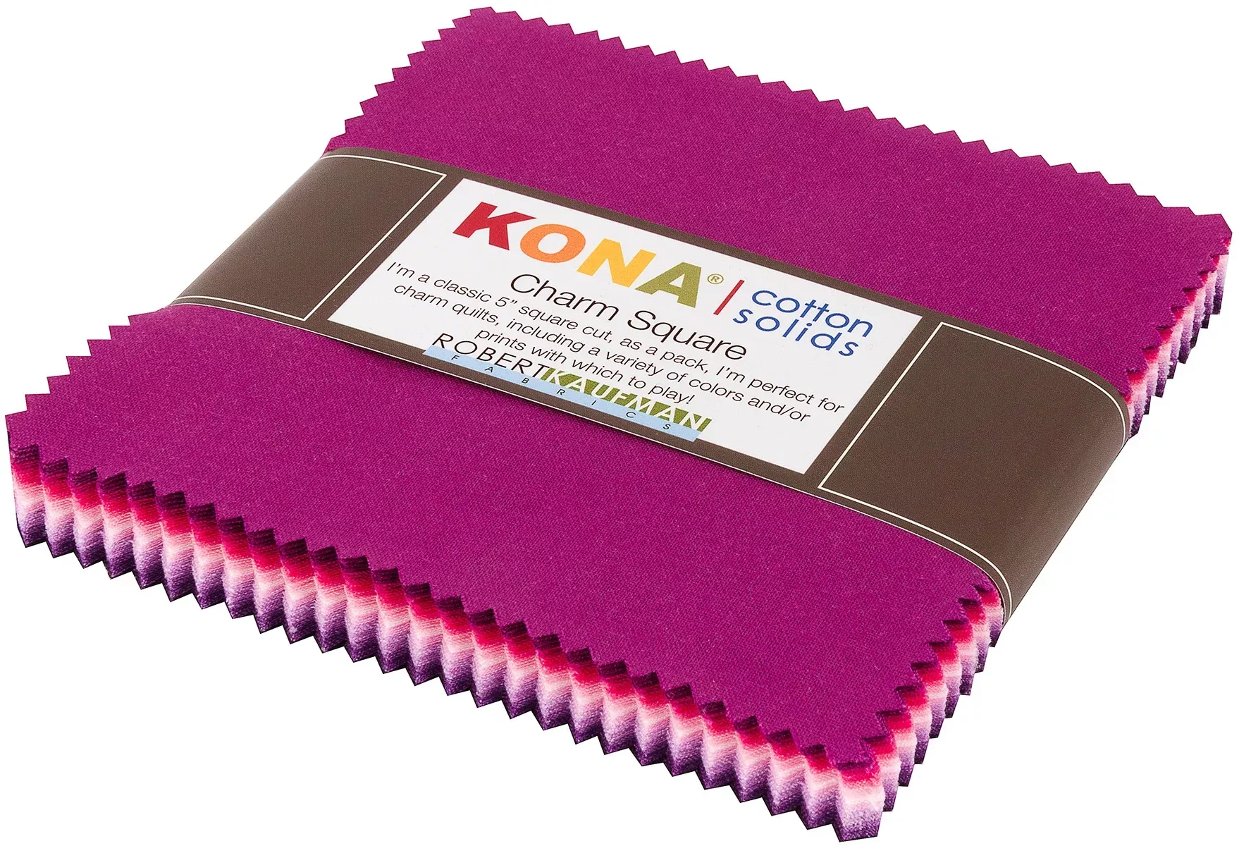 5in Squares Kona Cotton Wildberry Palette, 42pcs /bundle