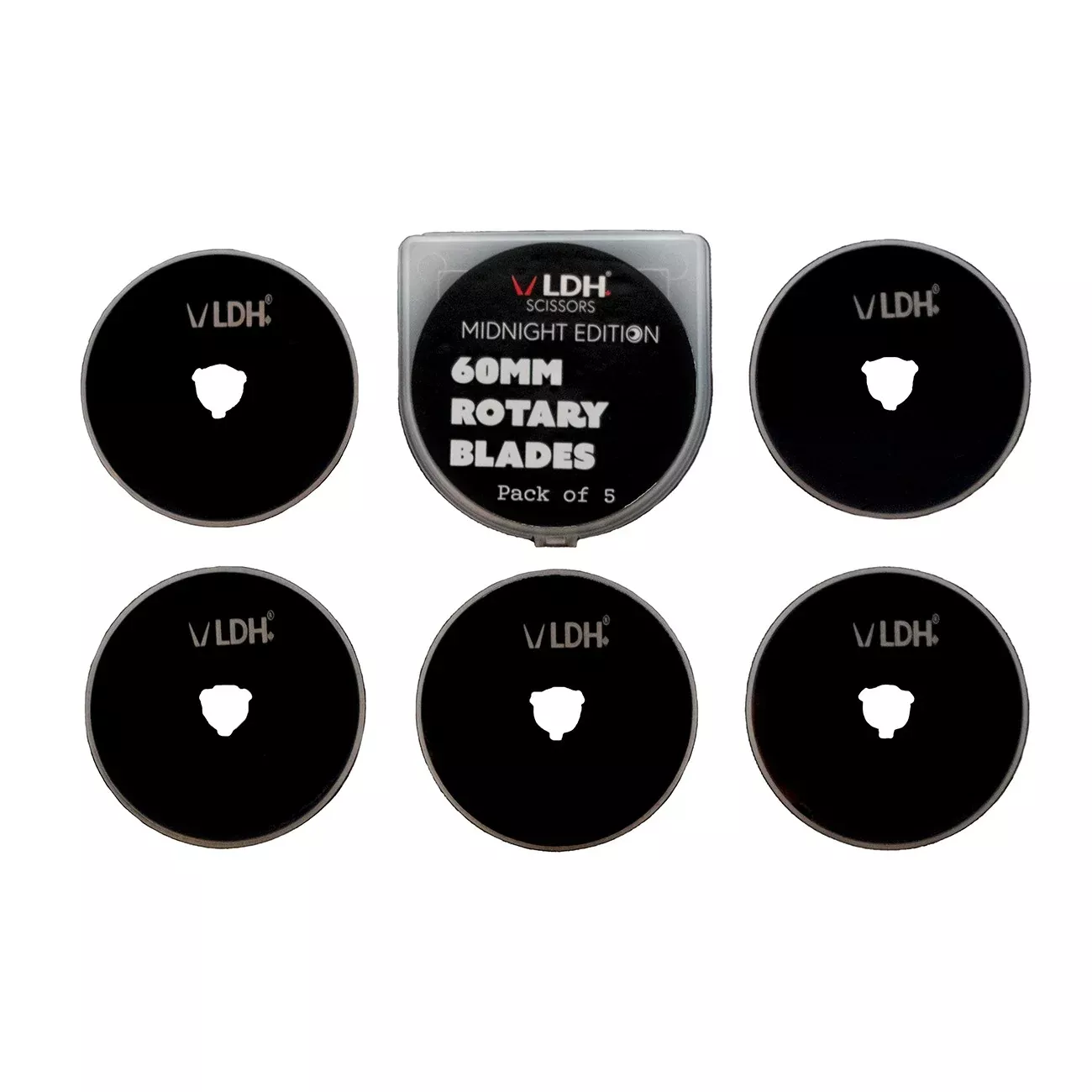 60mm Midnight Edition Rotary Blade 5pk