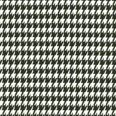 6137911 FIELDS BLACK Houndstooth Print Upholstery And Drapery Fabric