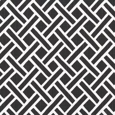 6403118 CLINT INK Lattice Print Upholstery And Drapery Fabric