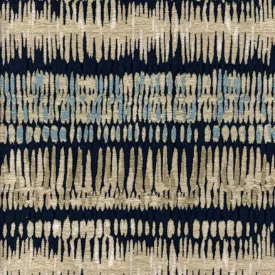 6409311 GUYER INDIGO Chenille Upholstery Fabric