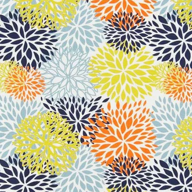 6410811 DOUGLASS MAYA Floral Print Upholstery And Drapery Fabric