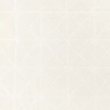 6429515 BOXED WHITE Lattice Linen Blend Drapery Fabric