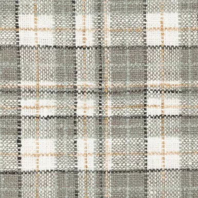 6431412 MANNING SMOKE Plaid Upholstery And Drapery Fabric