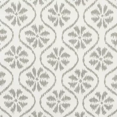 6432015 PATTI SMOKE Floral Print Upholstery And Drapery Fabric
