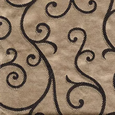 6434316 ARUNDEL BRONZE Floral Damask Upholstery And Drapery Fabric
