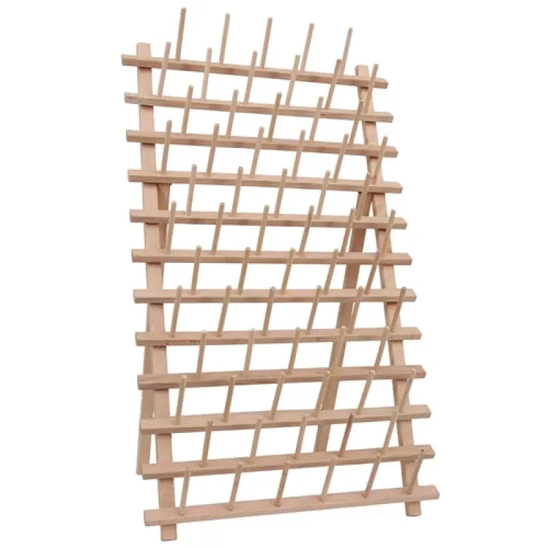 66 Large Cone Thread Rack – Premium Wood Thread Organizer