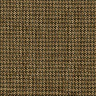 6631014 HUNT CLUB HOUNDSTOOTH DRILL/OLIV Houndstooth Upholstery And Drapery Fabric