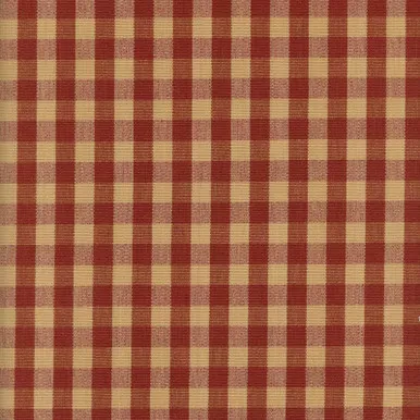 6680129 CHESTER SIENNA/WHEAT/CLARET Check Upholstery And Drapery Fabric
