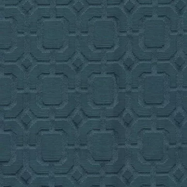 6703412 SMITHFIELD TEAL Lattice Jacquard Upholstery Fabric