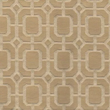 6703415 SMITHFIELD ECRU Lattice Jacquard Upholstery Fabric