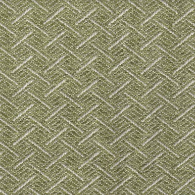 6704214 LESLIE GRASS Lattice Linen Blend Upholstery Fabric